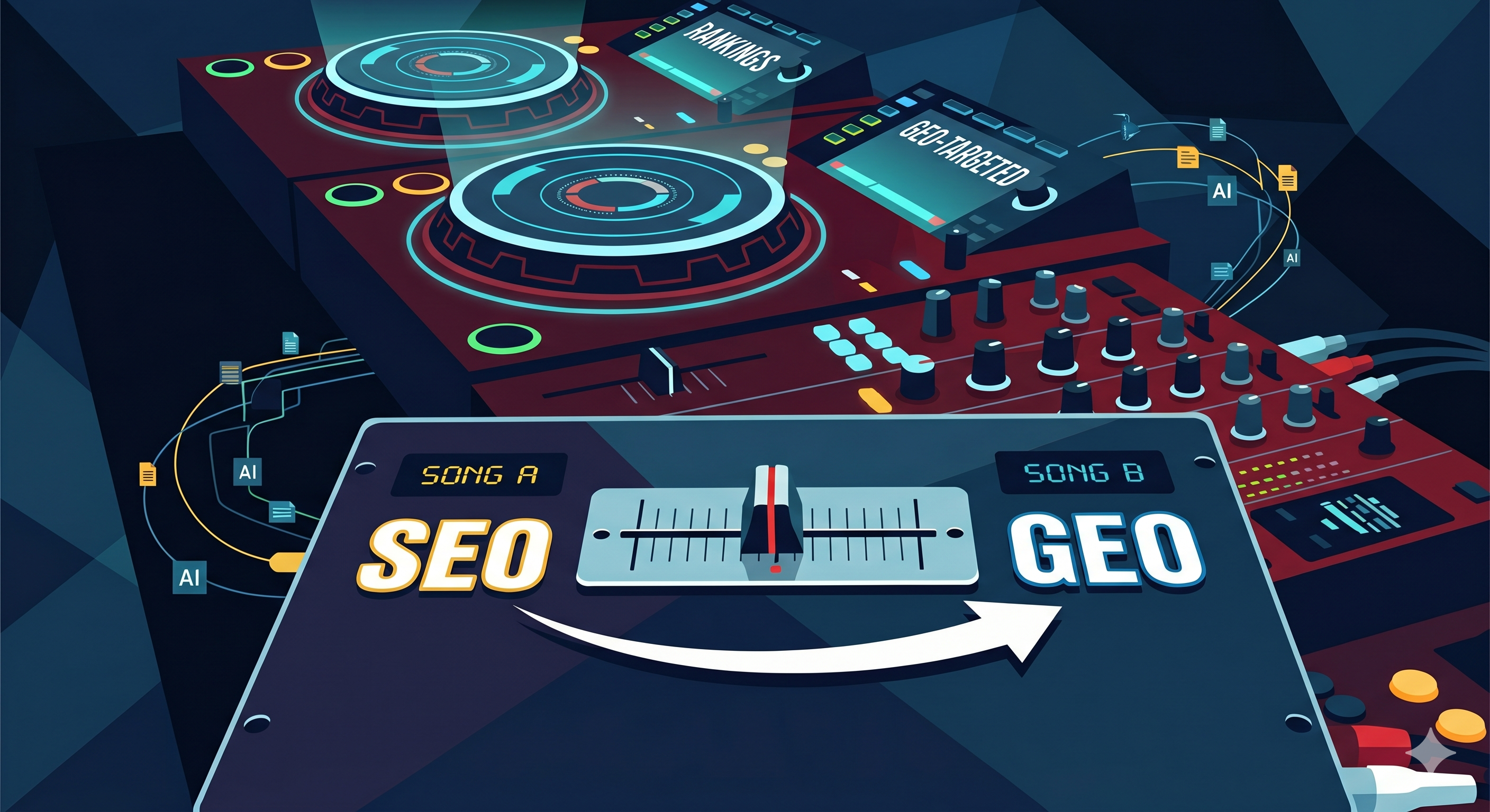 SEO to GEO fader — shifting your marketing mix from rankings to relevance